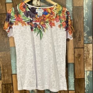 The Paragon  tropical light airy T-shirt top